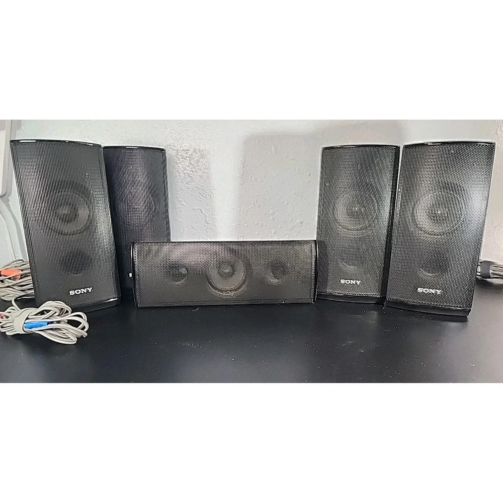 Sony‎ Speaker SS-TSB118 Surround Front Left/Right Center Speakers Black *